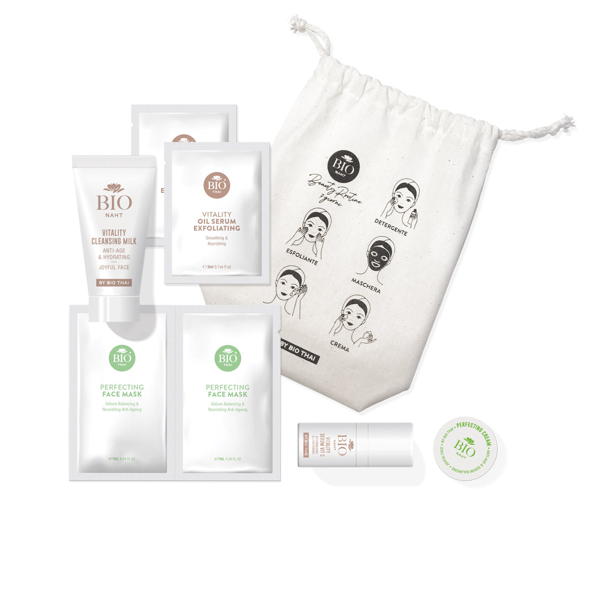 BIO THAI PERFECTING KIT BEAUTY ROUTINE 7GG PELLE IMPURA&MISTA