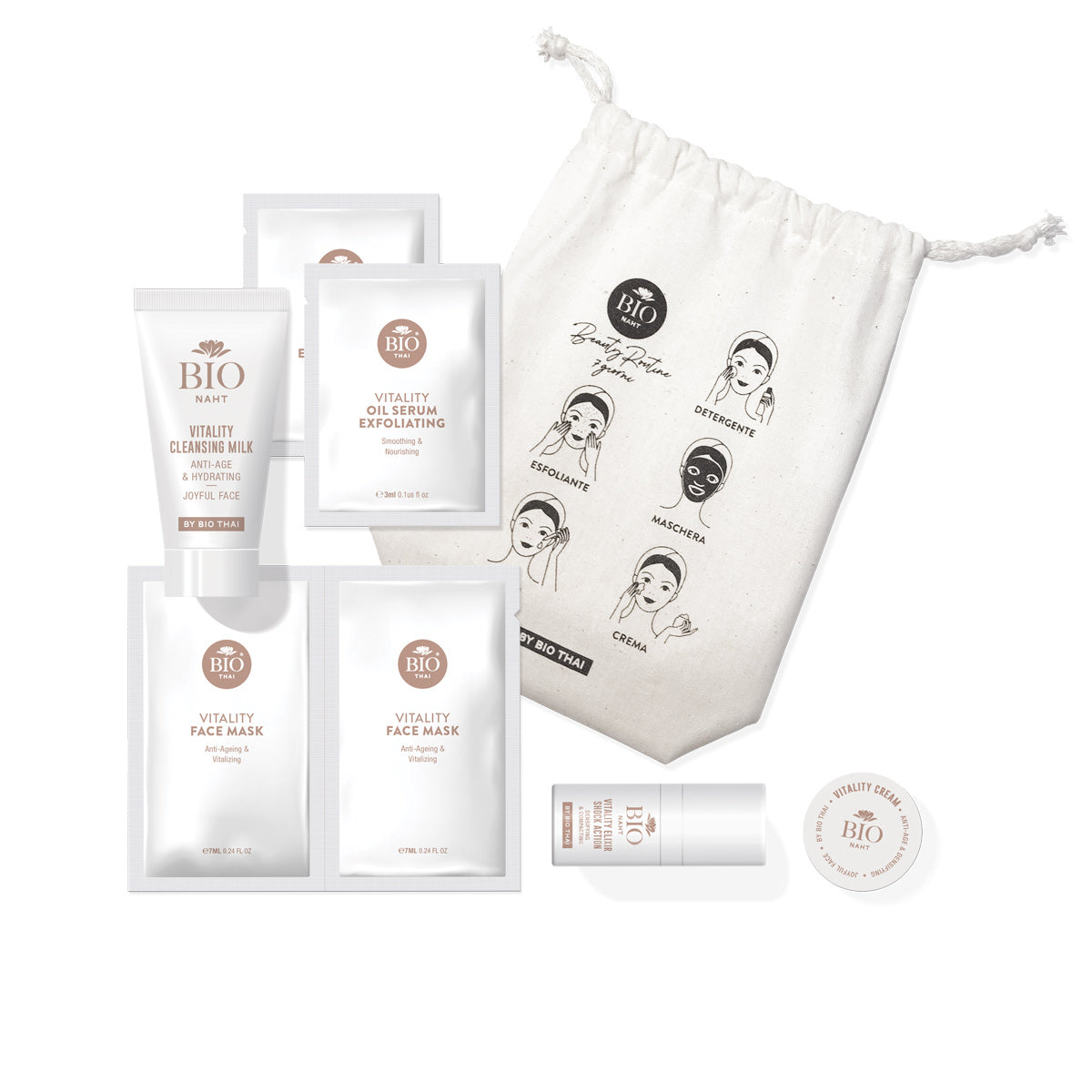 BIO THAI VITALITY BEAUTY ROUTINE 7gg X PELLI MATURE