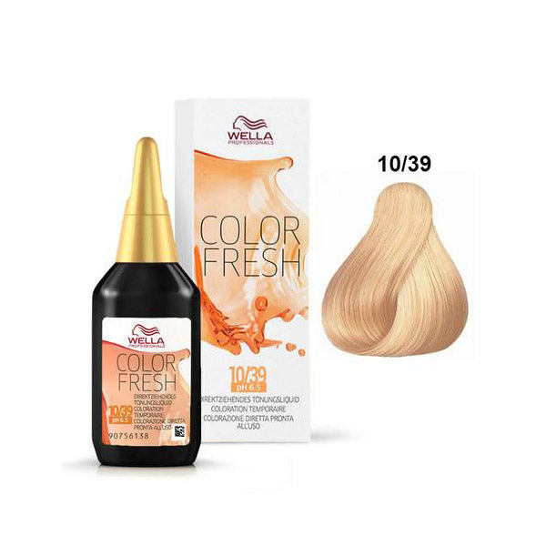 Wella Color Fresh 10/39 Biondo Platino Dorato Cenere 75ml