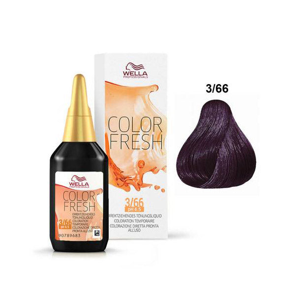 Wella Color Fresh 3/66 Castano Scuro Violetto Intenso 75ml