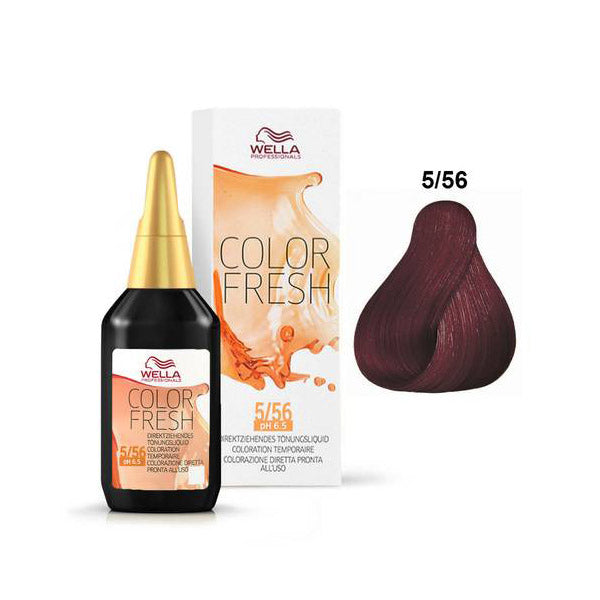 Wella Color Fresh 5/56 Castano Chiaro Mogano Violetto 75ml