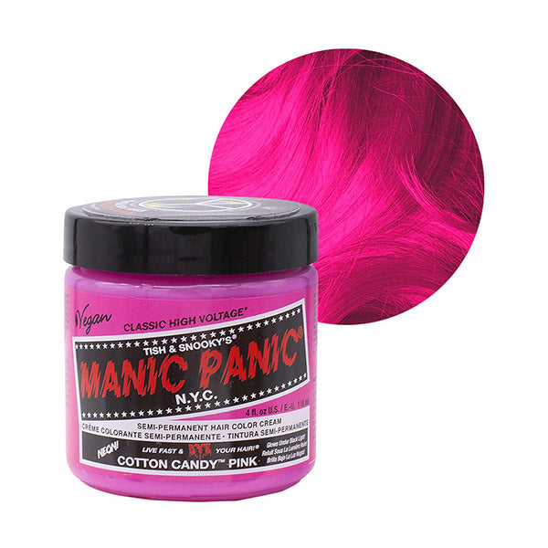 Manic Panic Colorazione Semipermanente Cotton Candy Pink Neon 118ml