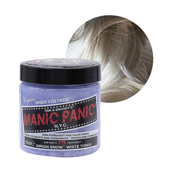 Manic Panic Colorazione Semipermanente Virgin Snow Silvertones 118ml