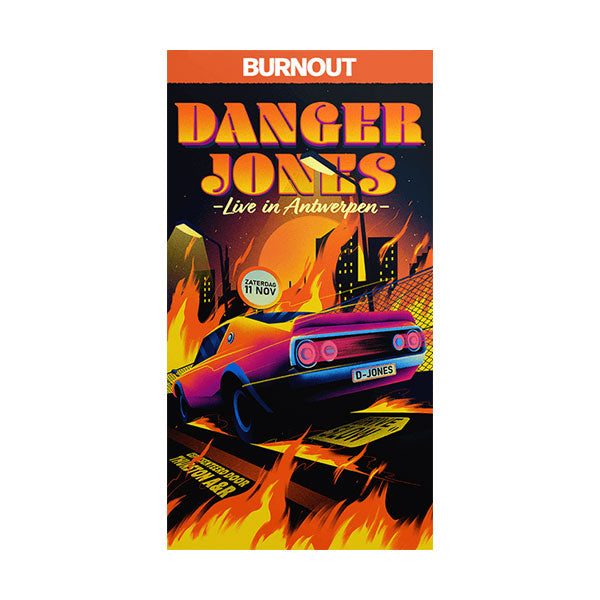 DANGER JONES SEMI-PERM. 118ml BURNOUT- ARANCIONE