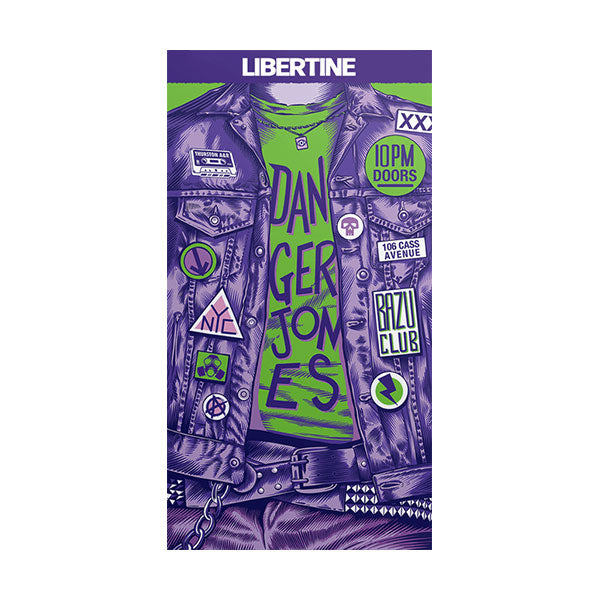 DANGER JONES SEMI-PERM. 118ml LIBERTINE - VIOLA