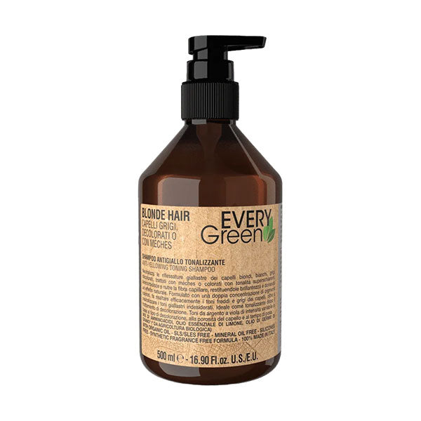 EveryGreen Blond Hair Shampoo Antigiallo 500ml