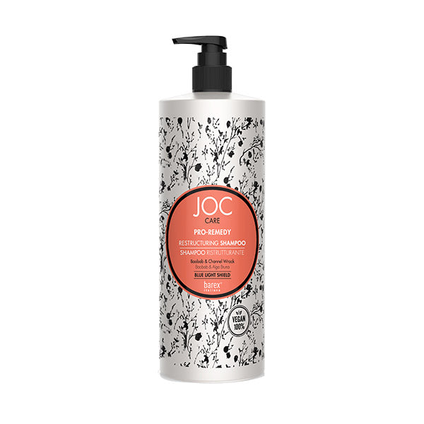 Barex Italiana Joc Care Vegan Pro-Remedy Shampoo Ristrutturante Baobab E Alga Bruna 1000ml