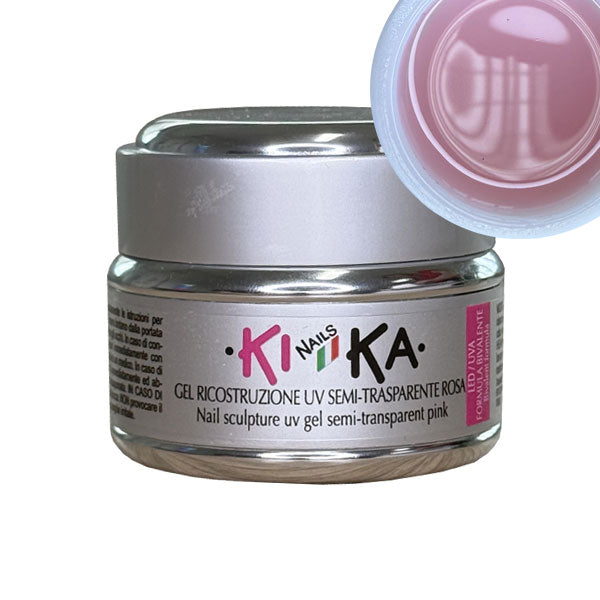KIKA NAIL'S GEL UV GEL SEMI-ROSA