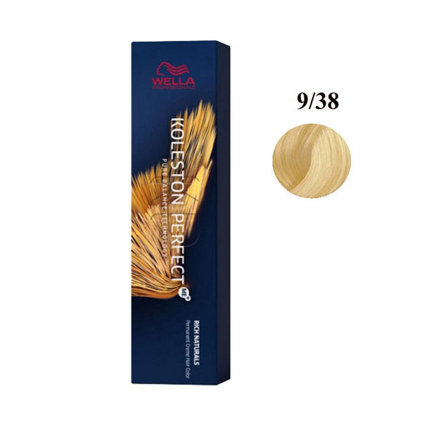 Wella Koleston Perfect ME+ 9/38 Biondo Chiarissimo Dorato Perla 60ml