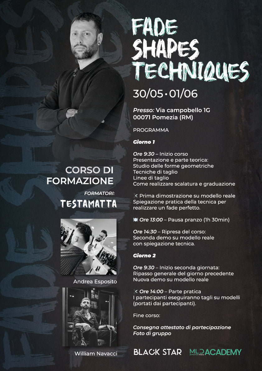 CORSO BARBER TESTA MATTA VISUAL