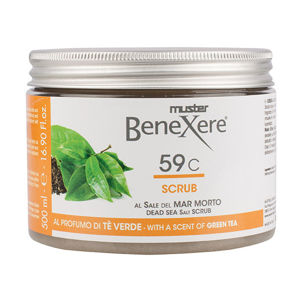 Muster Benexere 59C Scrub Al Sale Del Mar Morto E Tè Verde 400ml