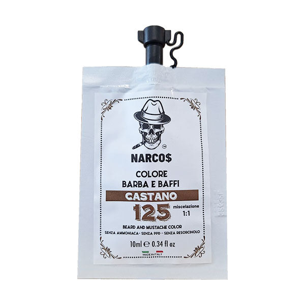 NARCOS COLORE BARBA E BAFFI CASTANO N125