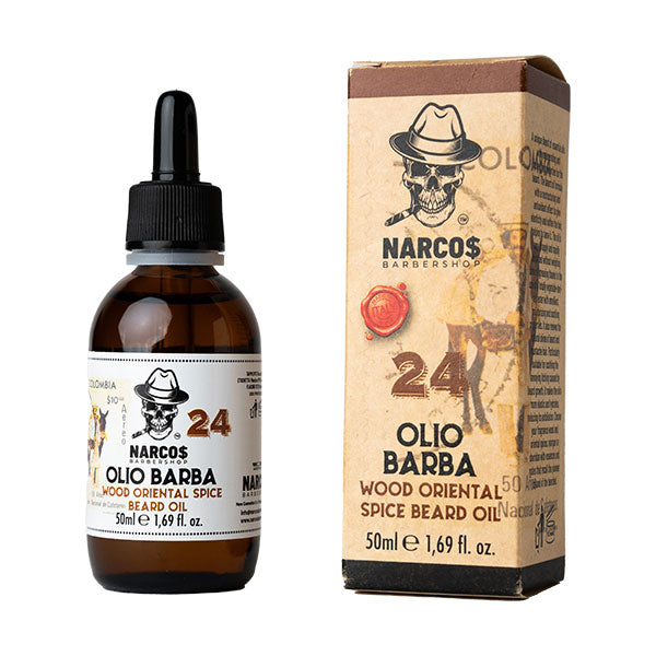 NARCOS OLIO BARBA LEGNO E SPEZIE ORIENTALI 50ml N24
