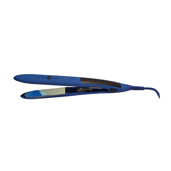 Black Star Piastra Professionale Hair Straightener Blu