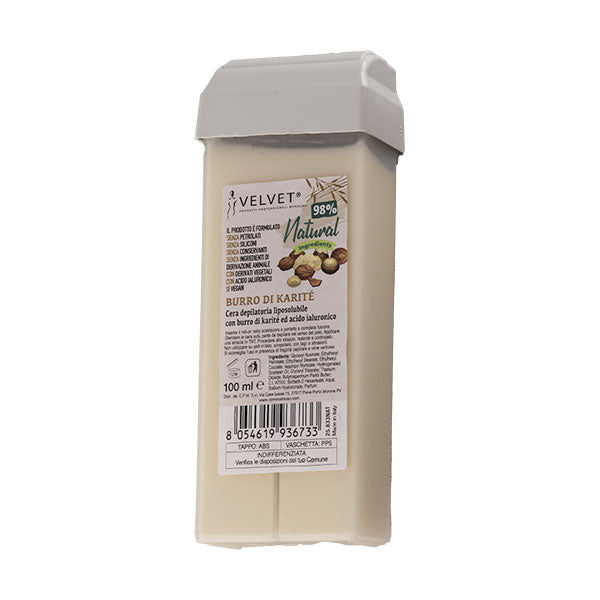 VELVET CERA 98% NATURAL RICARICA BURRO DI KARITE'