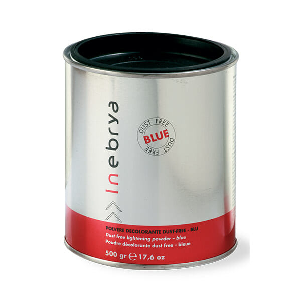 polvere decolorante dust free blu 500gr inebrya