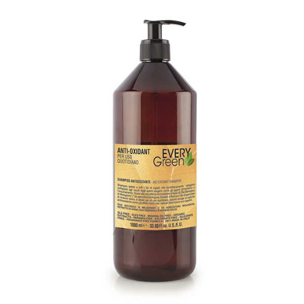 shampoo antiossidante per uso quotidiano 1000ml everygreen