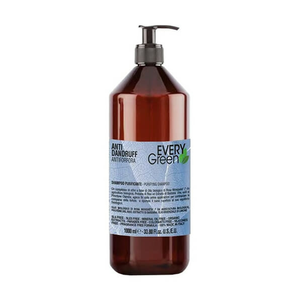 shampoo purificante antiforfora 1000ml everygreen