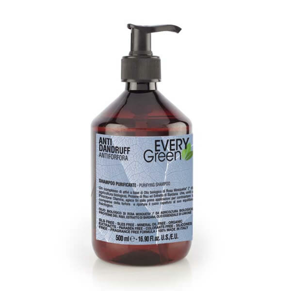 shampoo purificante antiforfora 500ml everygreen